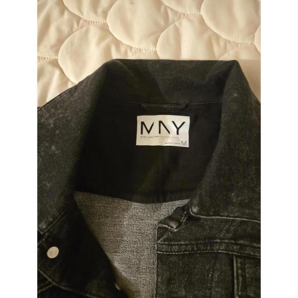 Marc new york Women's Black Denim Jacket Medium - Picture 2 of 3